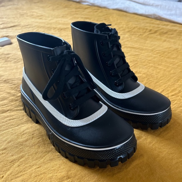Givenchy black rain boots - Picture 3 of 9